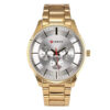 Curren 8282 Golden Silver Men's Multi Hand Dial Dress Watch