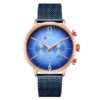 Curren 8313 Blue Mesh Chain Men's Chronograph Quartz Watch