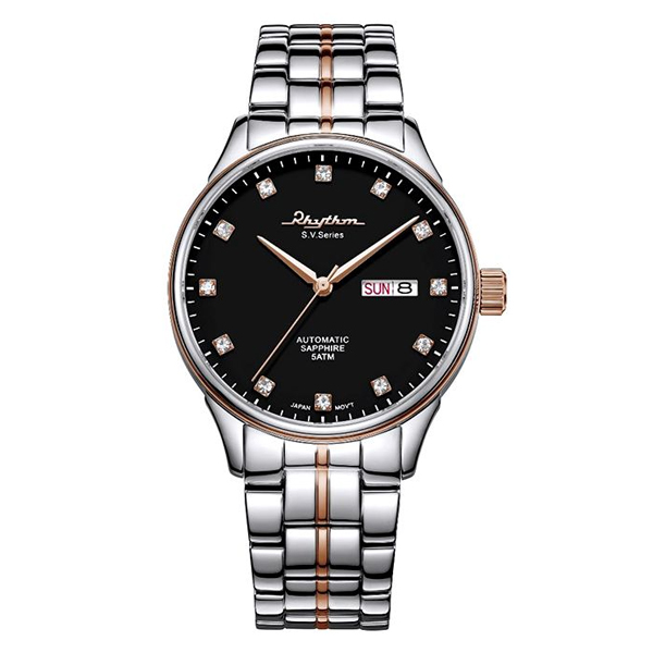 Rhythm AS1612S10 Stone Dial Automatic Gent's Formal Watch