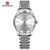 NAVIFORCE 5029 High Quality Ladies Watche Casual Stainless Steel Strap Luxury Quartz Simple Dial Wrist watch
