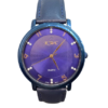 KWC 109 Blue Analog Dial Blue Leather Band Men’s Wrist Watch