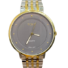 KWC 136 Grey Analog Dial Golden Silver Chain Men’s Wrist Watch