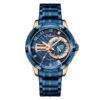 NaviForce 9206 Blue Steel Band Analog Dial Men's Stylish Watch