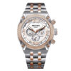 Rhythm S1412S03 Two Tone Chain Chronograph Men's Gift Watch