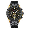 Curren 8399 Black Chain Chronograph Dial Men’s Wrist Watch