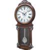 Rhythm CMJ380CR06 6 Melodies Wooden Frame Wall Clock