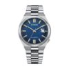 Tsuyosa NJ0151-88L Automatic Men’s Watch – Blue Dial, Silver Stainless Steel Case