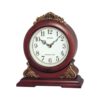 Rhythm CRH114FR06 Clock Dimensions 22.1 x 25.1 x 9.5cm, 1.35kg Wooden case. Battery operated.