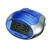 Rhythm LCT022-R19 Digital Silver/Metallic Blue Clock