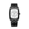 Rhythm P1201S05 Black Chain Men's White Dial Classical Watch