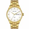 RHYTHM GS1603S06 Yellow Dial Stainless Steel Men's Watch