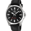 Casio Edifice EFV-100L-1A Stylish Leather Strap Men’s Watch