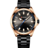 Curren C8320 Rose Gold Black Men's Analog Dial Quartz Watch