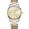 Rhythm G1203S04 Golden Dial Sapphire Men's Classical Watch