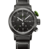 Rhythm I1101R05 Chronograph Dial Full Black Men's Gift Watch