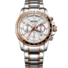 Rhythm S1403S04 Two Tone Chain Chronograph Men's Watch