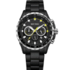 Rhythm S1411S06 Men’s Chronograph Stainless Steel Watch