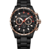 Rhythm S1411S05 Men’s Chronograph Stainless Steel Watch