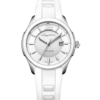 Rhythm ES1402R01 Earth Saver White Silicone Ladies Watch