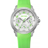 Rhythm F1503R01 Ladies Green Silicone Band Classical Watch