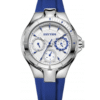 Rhythm F1504R03 Ladies Quartz Wristwatch – Silicone Band & Mineral Glass