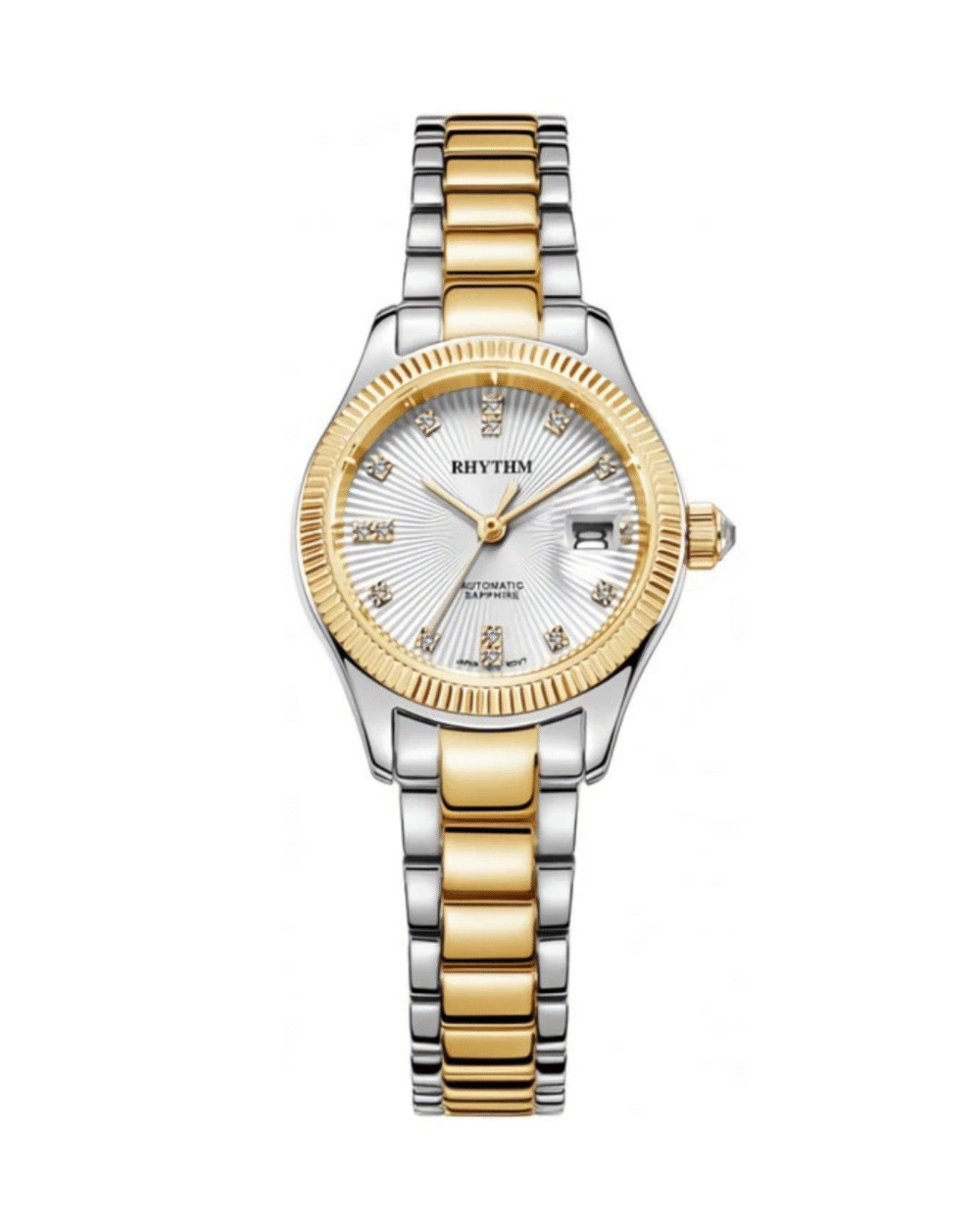Rhythm A1404S03 Two Tone Chain Automatic Watch For Ladies