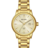 Rhythm GS1610S08 Golden Chain Analog Dial Ladies Gift Watch