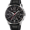 Casio MTP-1374L-1AVDF Men's Fashion Watch with Black Leather Strap and Day-Date Display