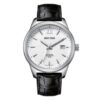 Rhythm AV1503L01 Automatic White Dial Black Strap Watch