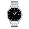 Tissot Tradition Quartz Men's Watch T063.610.11.057.00 - 42mm Black Dial, Stainless Steel, Water-Resistant
