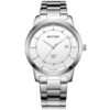 Rhythm GS1601S01 White Dial Silver Chain Men's Classical Watch