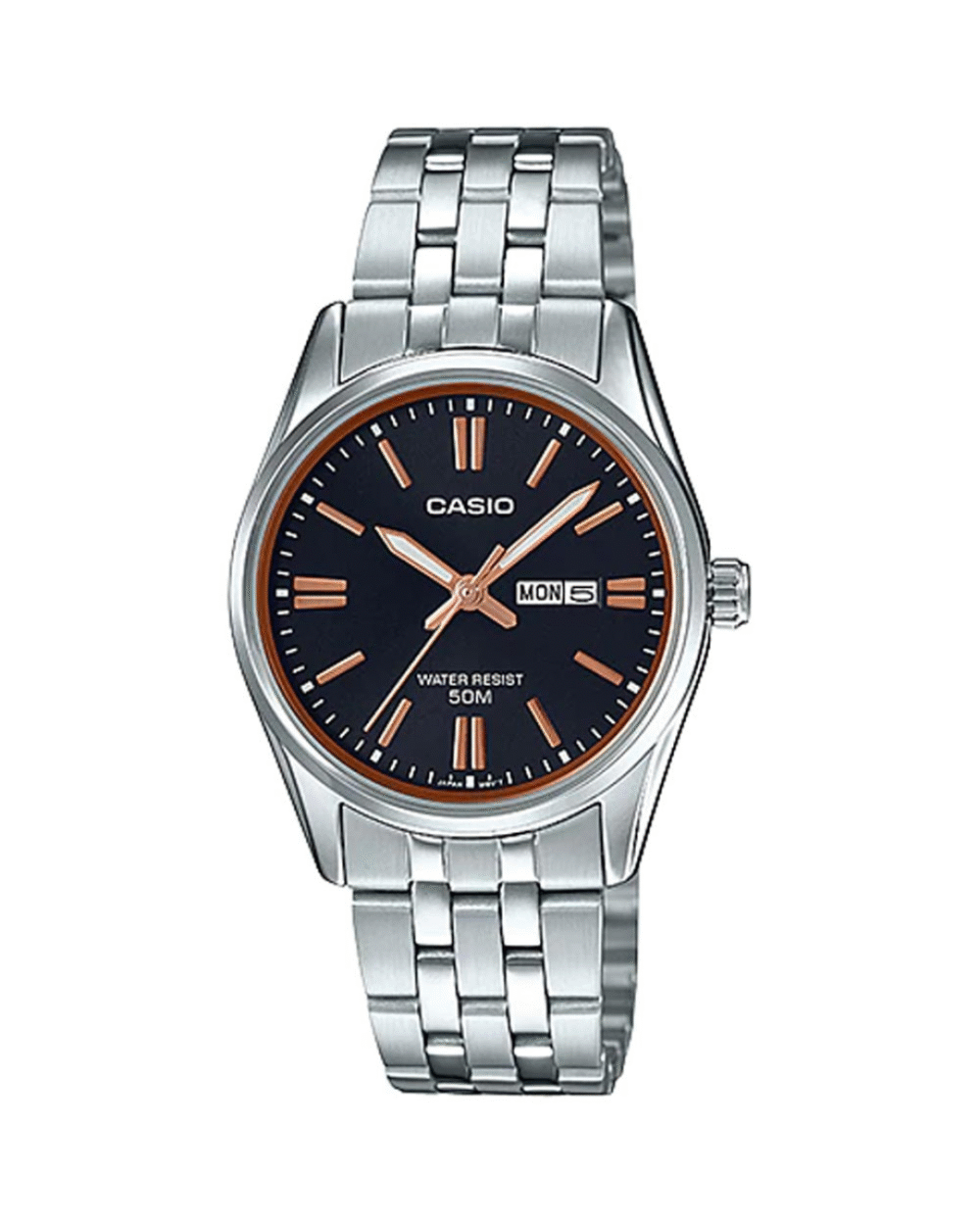 Casio LTP-1335D-1A2 Women’s Watch with Sleek Silver Band