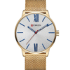 Curren C8238 Men’s Gold Mesh Stainless Steel Band Watch