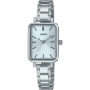 Casio LTP-V009D-2E Women’s Silver-Tone Square Dial Watch