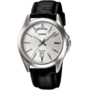 Casio MTP-1370L-7A Men’s Classic Leather Watch Silver Dial & Black Strap