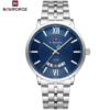 Naviforce NF9238 Men’s Quartz Watch Silver Strap & Blue Dial