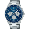 Casio MTP-1374D-2A3 Men’s Multi-Function Stainless Steel Watch
