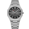 CURREN C8456 Men’s Silver Stainless Steel Watch Classic Black Dial