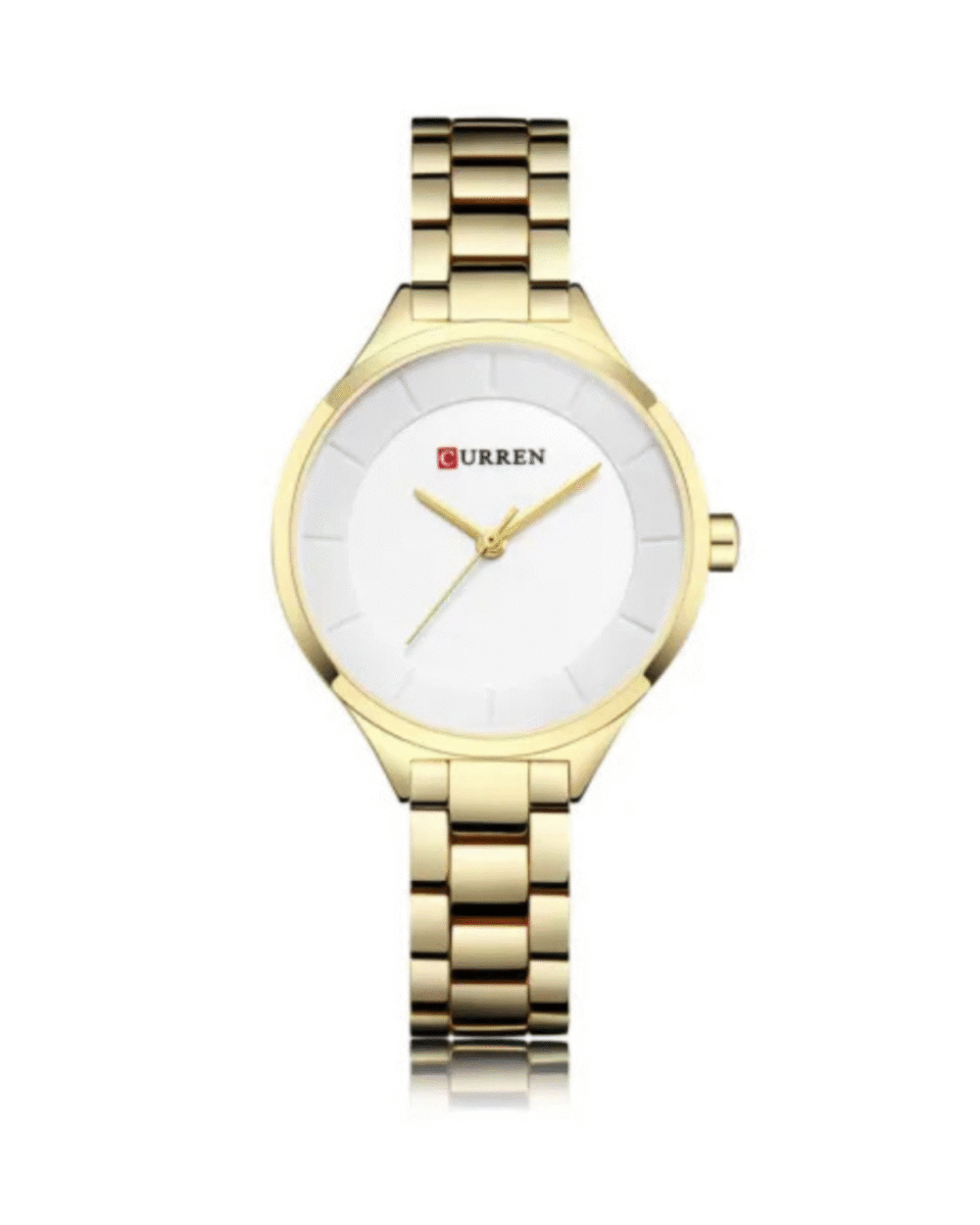 CURREN C9015 Women’s Quartz Watch Steel Band with White Dial