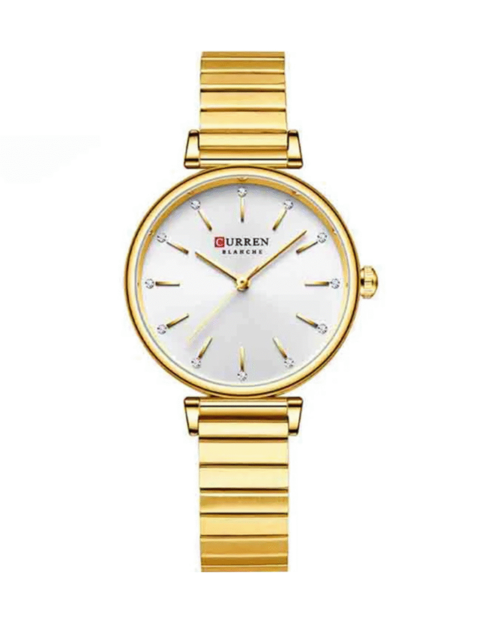 CURREN C9081 Women’s Gold Stainless Steel Watch Elegant Fashion Timepiece