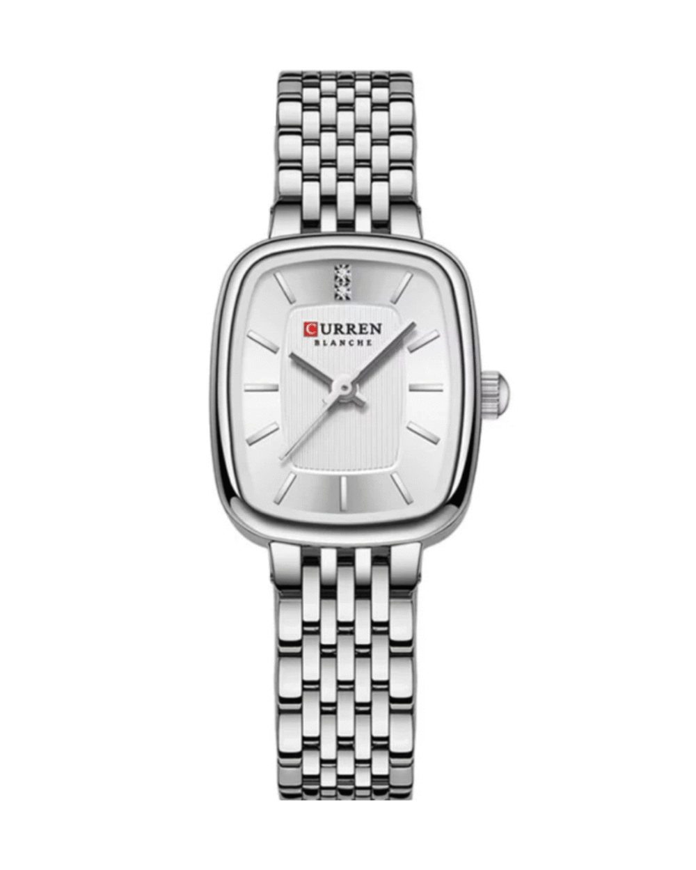 CURREN C9093 Women’s Silver Stainless Steel Watch White Dial