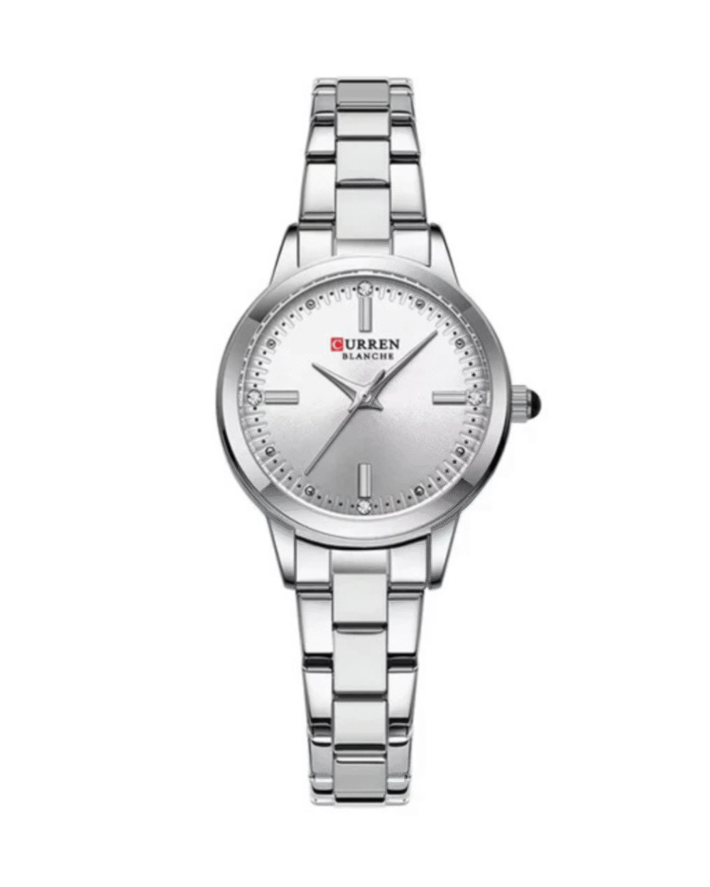 CURREN C9094 Women’s Silver Stainless Steel Watch White Dial