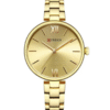 Curren C9017 Women’s Gold Stainless Steel Analog Watch