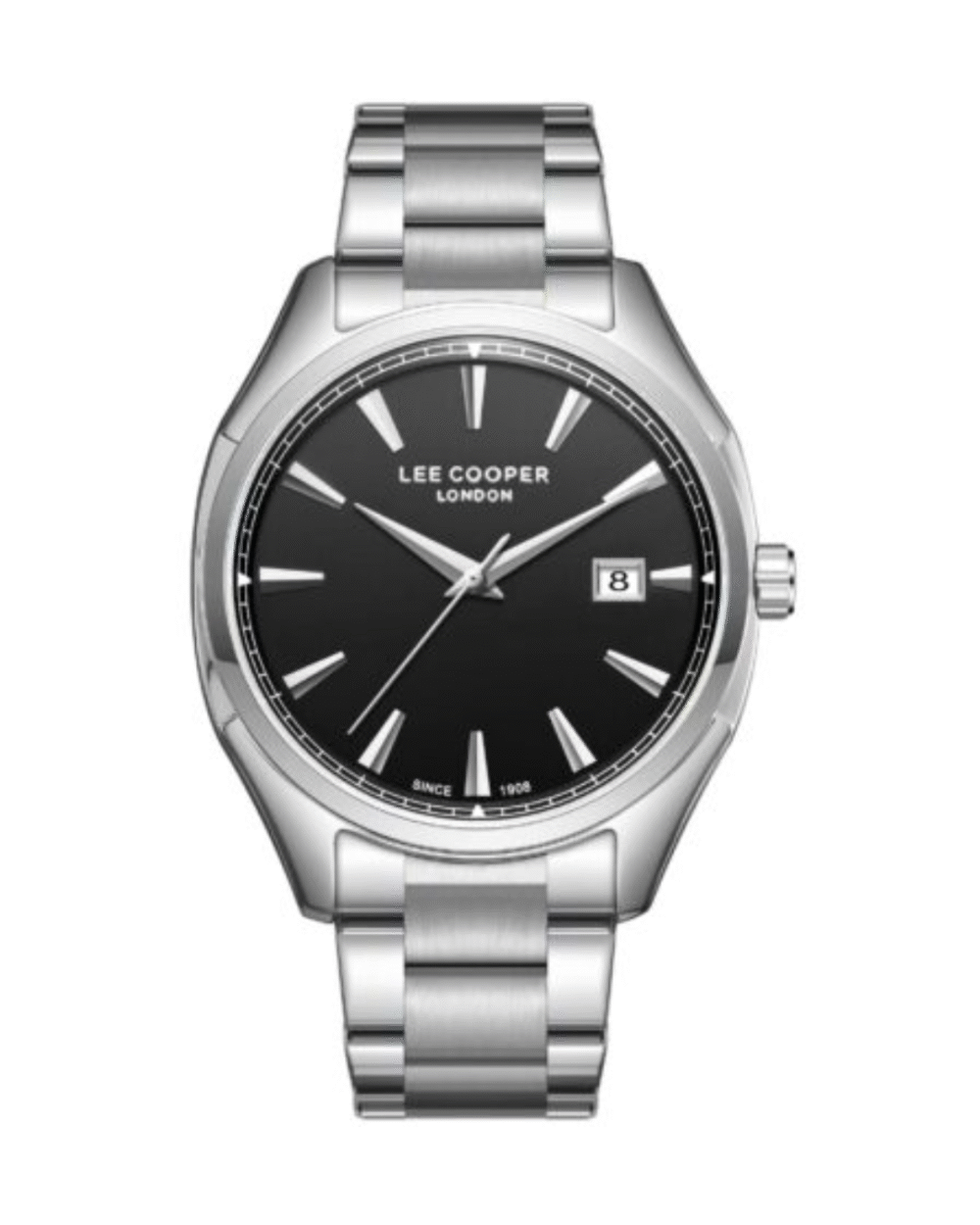 Lee Cooper LC08007.350 Gents Black Dial Stainless Steel Watch