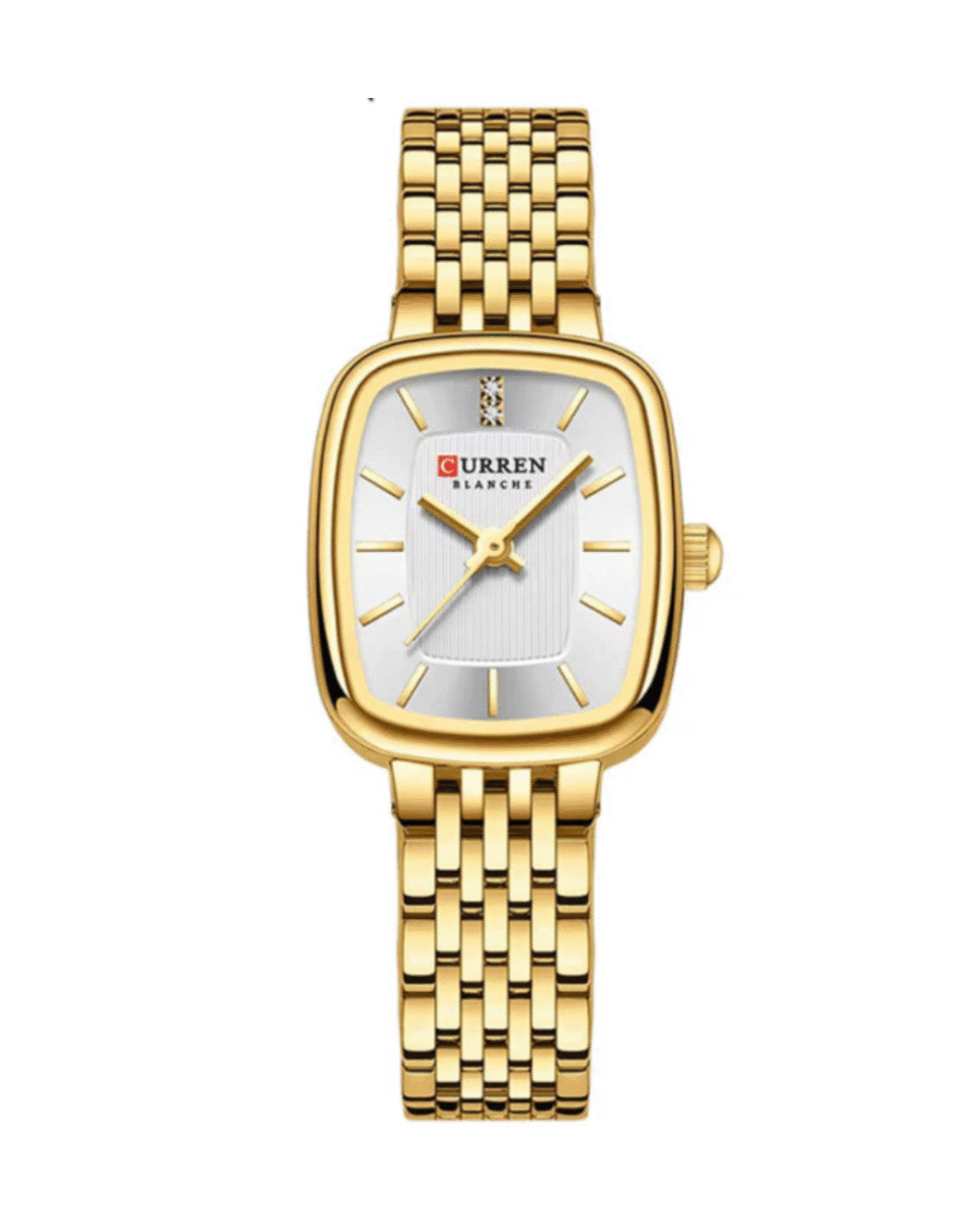CURREN C9093 Women’s Stainless Steel Watch Gold Tone with White Dial