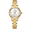 CURREN C9094 Women’s Gold Alloy Wrist Watch White Dial