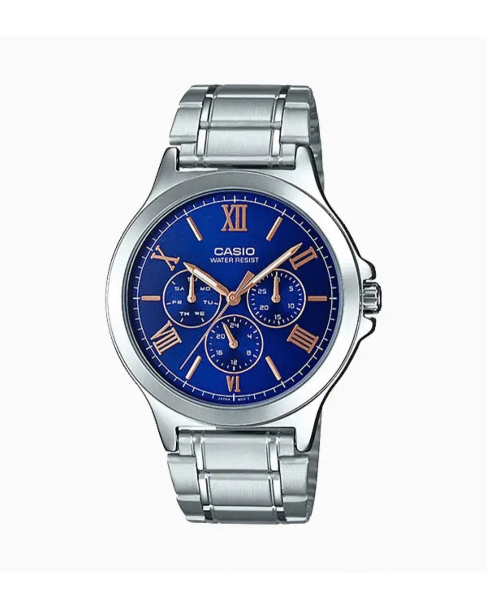 Casio MTP-V300D-2A Men’s Stainless Steel Multi-Function Watch