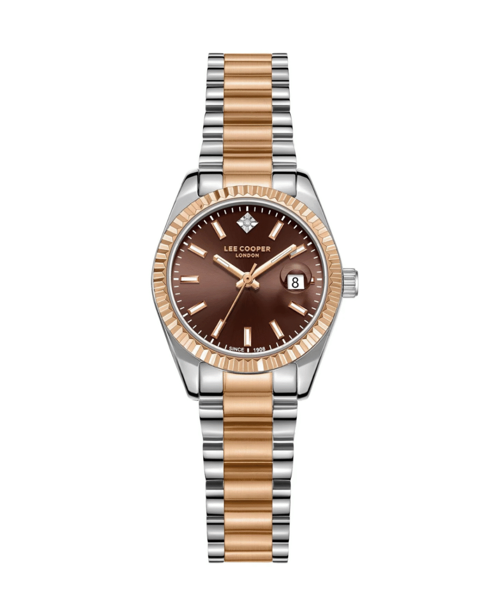 Lee Cooper LC08126.540 Women’s Watch Two-Tone Stainless Steel Band