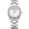 CURREN C9101 Women’s Silver Stainless Steel Watch White Dial