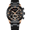 CURREN C8358 Men’s Chronograph Stainless Steel Watch